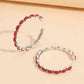 Artificial Turquoise C-Hoop Earrings - Blue Verve Boutique