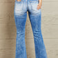 BAYEAS Izzie Mid Rise Bootcut Jeans - Blue Verve Boutique