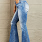 BAYEAS Izzie Mid Rise Bootcut Jeans - Blue Verve Boutique