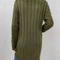 Cable-Knit Button Down Cardigan with Pockets - Blue Verve Boutique