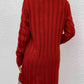 Cable-Knit Button Down Cardigan with Pockets - Blue Verve Boutique