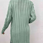 Cable-Knit Button Down Cardigan with Pockets - Blue Verve Boutique